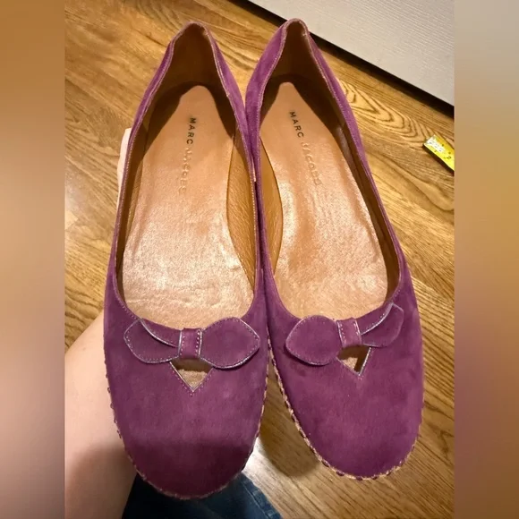 Marc Jacobs Purple Suede Women's Flats size “7” - Picture 6 of 10